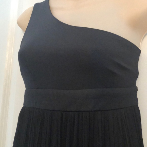 Knight Angel One Shoulder Black Dress Size S - Picture 3 of 5